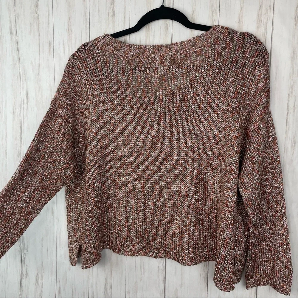 Parker sparkle lurex sweater medium